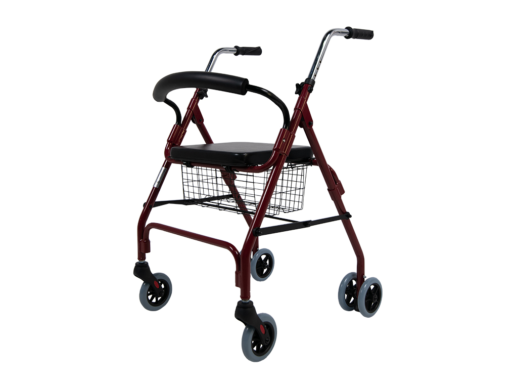 ROLLATOR-DE-ALUMINIO-CON-FRENOS-POR-PRESIÓN ROLLATOR-DE-ALUMINIO-CON-FRENOS-POR-PRESIÓN